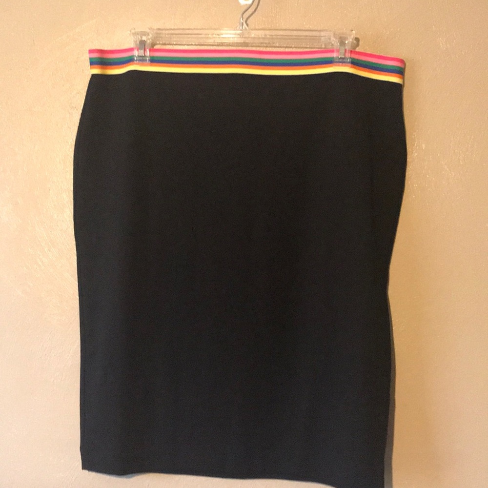 Express skirt XL multicolored waistband stretchy